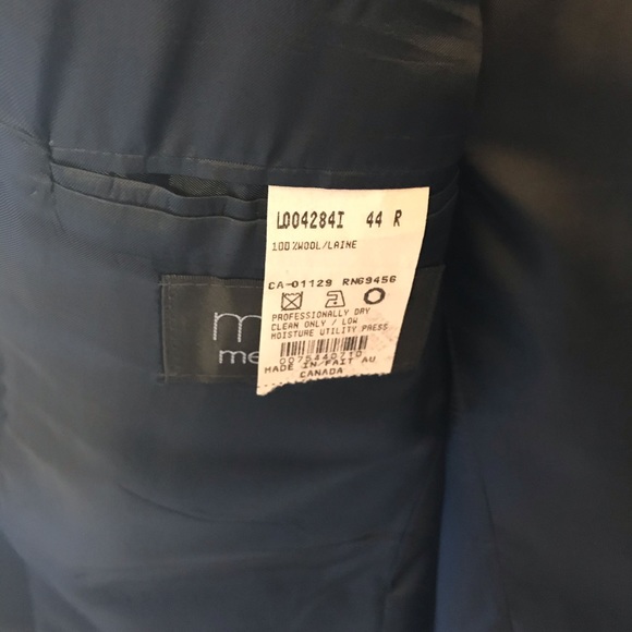 44 regular Alfani navy sports jacket - Picture 2 of 8